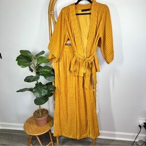 Revolve x House of Harlow Yellow Set sz S